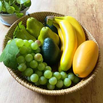 amololo Large Rattan Serving Basket - Perfect for Any Occasion