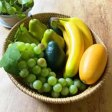 amololo Large Rattan Serving Basket - Perfect for Any Occasion