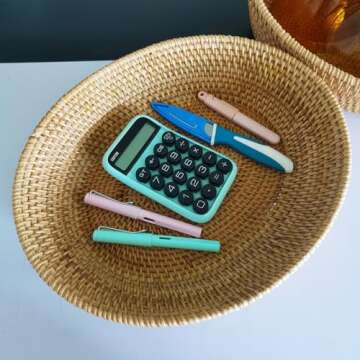 amololo Large Rattan Serving Basket - Perfect for Any Occasion