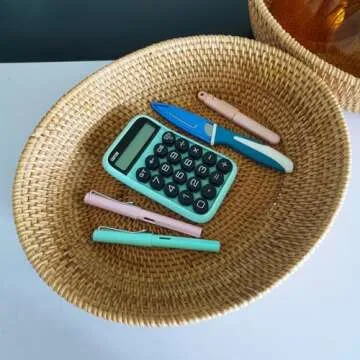 amololo Large Rattan Serving Basket - Perfect for Any Occasion