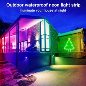 Vimeepro 50Ft LED Neon Rope Lights - Remote & App Control