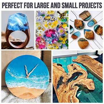 Crystal Clear Epoxy Resin Kit for All DIY Projects