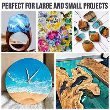 Crystal Clear Epoxy Resin Kit for All DIY Projects