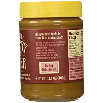 Trader Joe's Speculoos Crunchy Cookie Butter 14.1 oz Delightful Spread