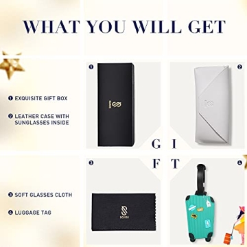 SOJOS Polarized Sunglasses for Men and Women, Stylish & Comfortable