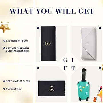 SOJOS Polarized Sunglasses for Men and Women, Stylish & Comfortable