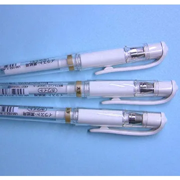 Uni-Ball Signo Broad Point Gel Pen - White - Pack of 3