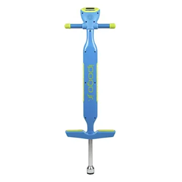 Flybar iPogo Jr. - Worlds First Interactive Counting Pogo Stick for Kids Ages 5 to 9 (Blue)