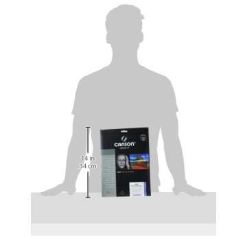 Canson Infinity Rag Photographique Fine Art Paper, 310 Gram, 8.5 x 11 Inch, 25 Sheets