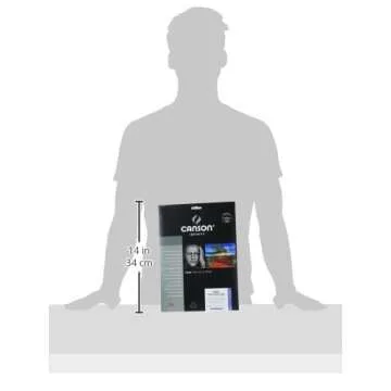 Canson Infinity Rag Photographique Fine Art Paper, 310 Gram, 8.5 x 11 Inch, 25 Sheets