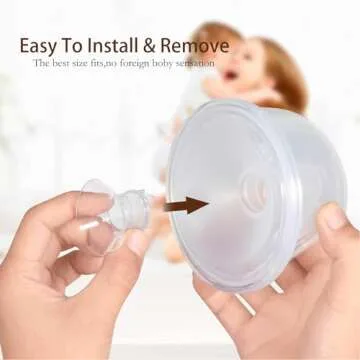 17mm Flange Insert 6PC, Compatible with 17mm Flange Spectra/Flange Inserts for Spectra/Momcozy Flange Inserts/Momcozy Wearable Breast Pump Flange Insert/Flange Inserts for Medela Pump/Willow/TSRETE