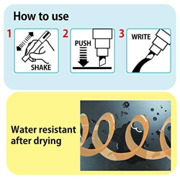 Zig 15-Millimeter Posterman Tip Markers, 8-Pack in Multicolor