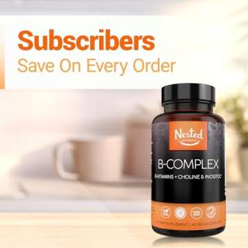 Nested Naturals Vegan B-Complex with Methyl B12 & Choline