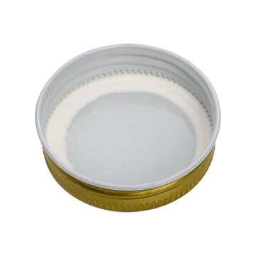 ZOOFOX 4 Pack 32 oz Glass Milk Bottles with 8 Metal Screw On Lids, Vintage Milk Container for Refrigerator, Reusable Dairy Drinking Containers for Almond Milk, Yogurt, Smoothies, Maple Syrup, Jam