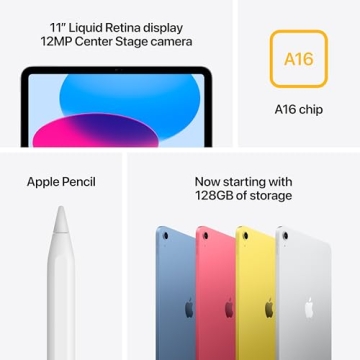 Apple iPad 11-inch with A16 Chip and Liquid Retina Display