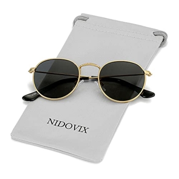 NIDOVIX Kids Polarized Sunglasses Classic Metal Frame for Baby Boys Girls Age 0-4 100% UV Protection...