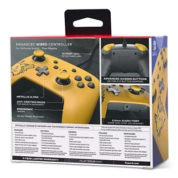 PowerA Pokemon Enhanced Wired Controller for Nintendo Switch