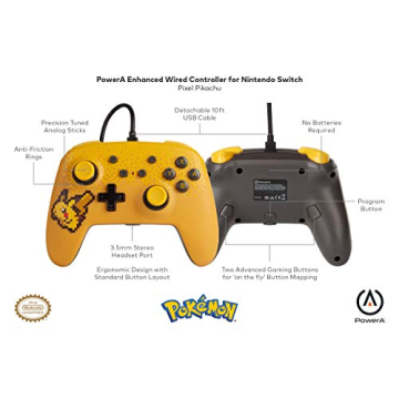 PowerA Pokemon Enhanced Wired Controller for Nintendo Switch