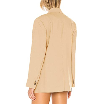 Taodou Women's Oversized Casual Blazer Soft Fabric Office Jacket