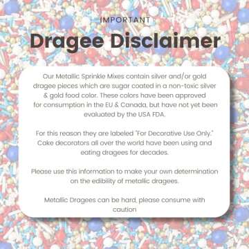 Old Glory II Sprinkle Mix for Patriotic Celebrations