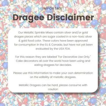 Old Glory II Sprinkle Mix for Patriotic Celebrations