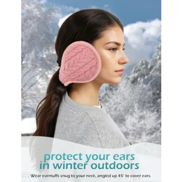 Surblue Warm Cashmere Earmuffs - Stylish & Comfortable