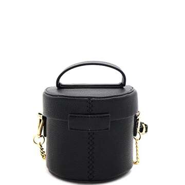 Chic Round Crossbody Purse for Women and Girls