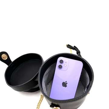 Chic Round Crossbody Purse for Women and Girls