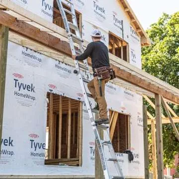 18-Foot Aluminum Step Ladder - 5-in-1 Multi-Use Design