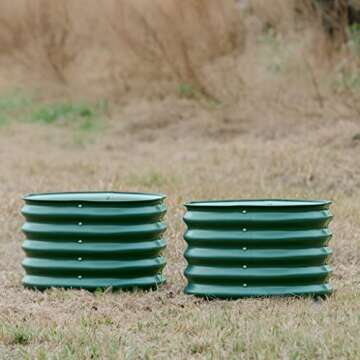 Vego Garden Twin Pack 17" Tall Herb Beds for Eco-Friendly Gardening