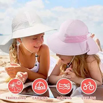 Stylish 2-Pack Toddler Sun Hats with UPF 50+ Protection