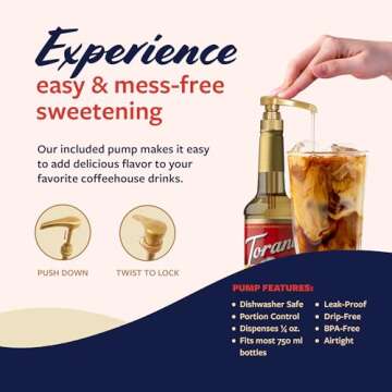 Torani English Toffee Syrup for Drinks - 25.4 Fl Oz