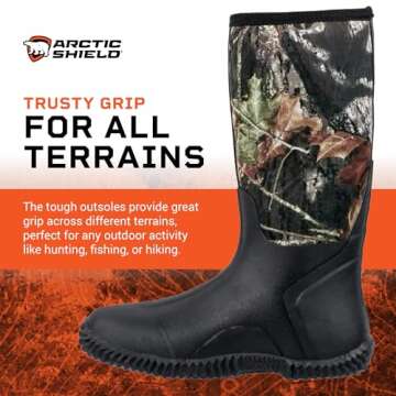 ArcticShield Neoprene Heavy Duty Rubber Boots for All