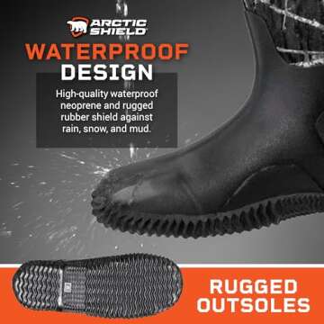 ArcticShield Neoprene Heavy Duty Rubber Boots for All