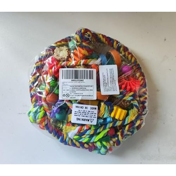 YIXUND Bird Rope Ring Swing for Parakeets and Conures