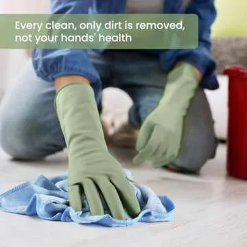 Reliable Rubber Cleaning Gloves for Dishwashing and Cleaning