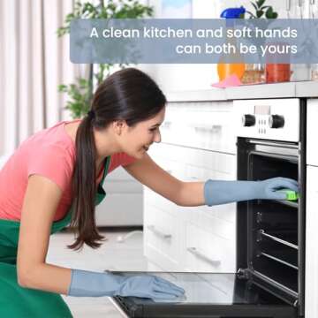 Reliable Rubber Cleaning Gloves for Dishwashing and Cleaning