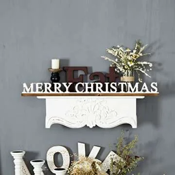 SOFE Rustic Merry Christmas Signs for Timeless Home Decor