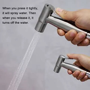 Mudder Bidet Sprayer Head Set Durable Stainless Steel