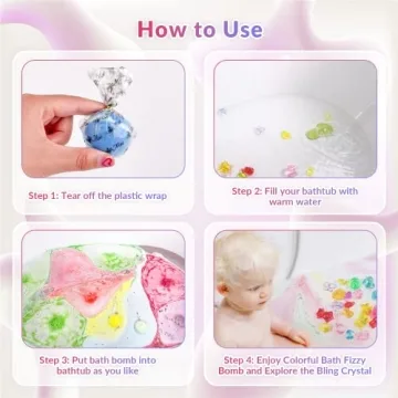 Fun 34 Bath Bombs with Surprise Toys for Kids