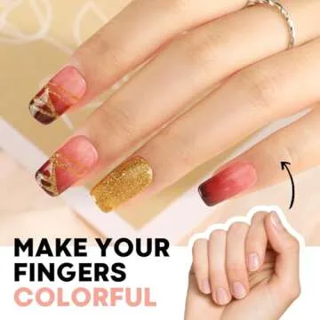 UNA GELLA Short Square Nail Tips Pre-buff Soft Gel for Easy Application
