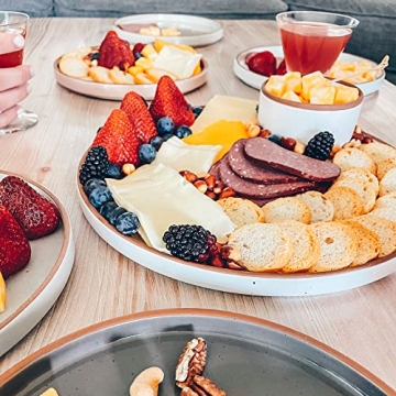 Mora Porcelain Dinner Plate Set - Elegant Durable Safe