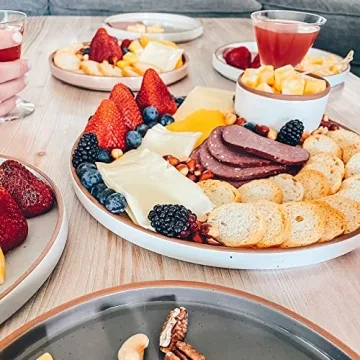 Mora Porcelain Dinner Plate Set - Elegant Durable Safe