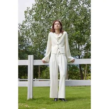 YEXPINE Women's Cardigan Sweaters Long Sleeve Button Down Casual Lightweight Knit Outwear