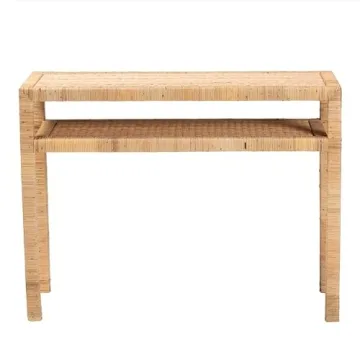 Kalimantan Natural Rattan Console Table for Stylish Decor