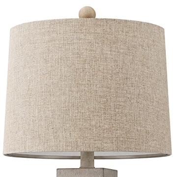 BOBOMOMO 27" Table Lamp Set with USB Charging Ports