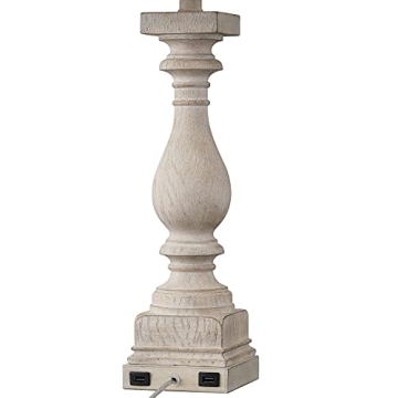 BOBOMOMO 27" Table Lamp Set with USB Charging Ports