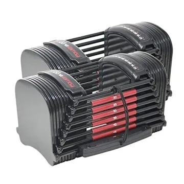 PowerBlock Adjustable Dumbbells 10-50 lbs Pairs for Home Gym