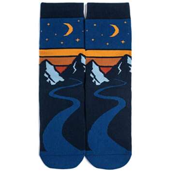 Funny Socks for Adventure Lovers - I'd Rather Be in the Mountains