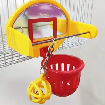 Engaging QBLEEV Bird Basketball Toy for Active Birds